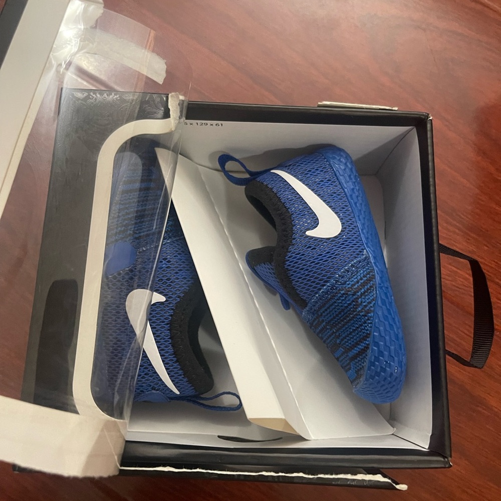 Nike Kids Black and Blue Sneakers
